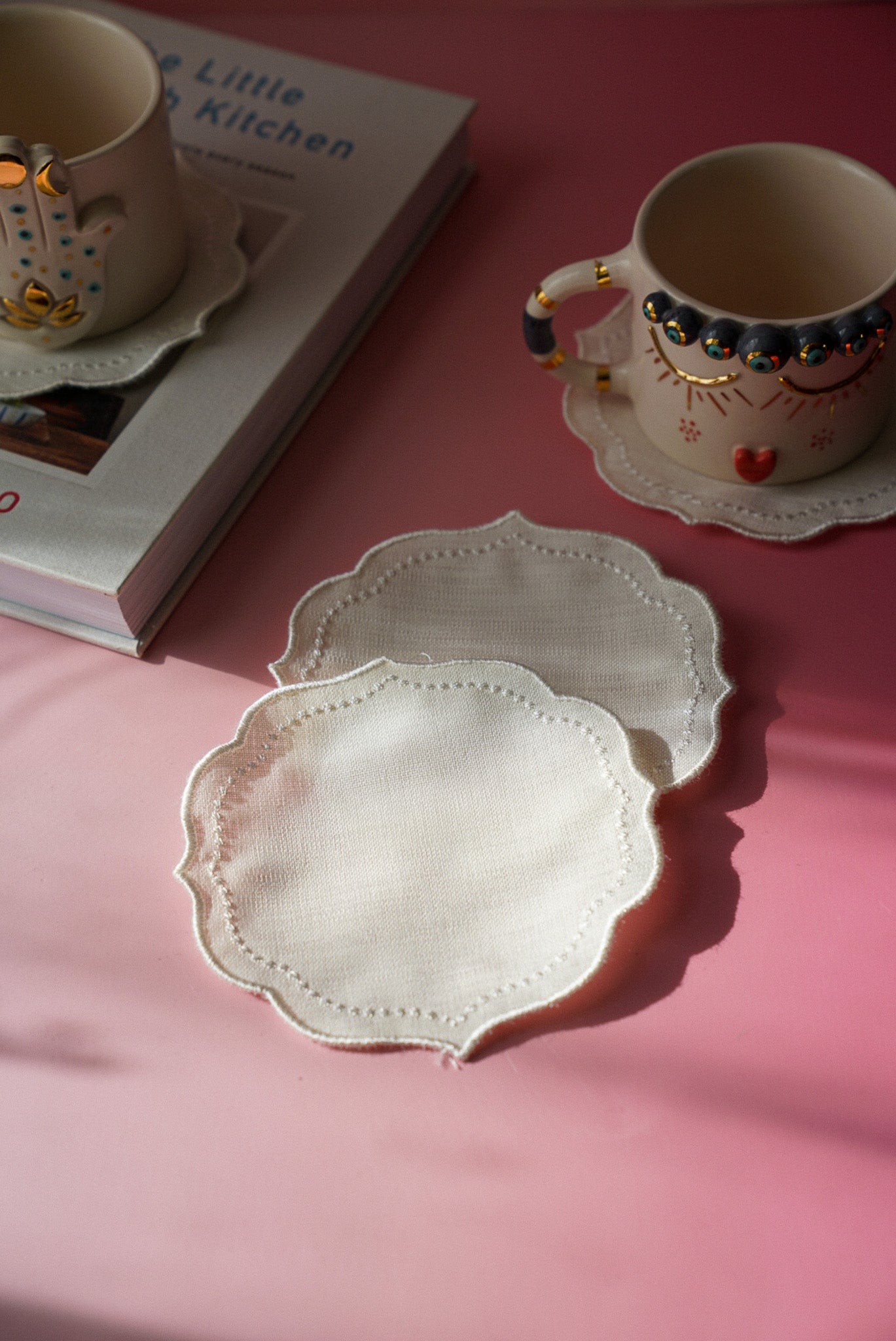 Handmade Fabric Coasters Set of 4