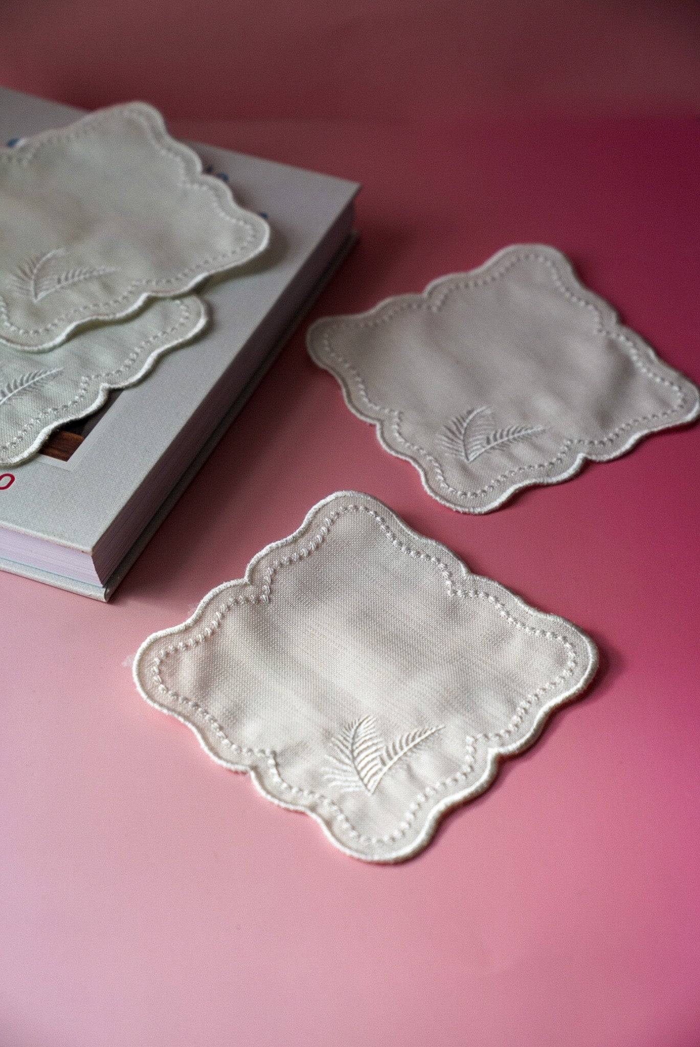 Handmade Fabric Coasters Set of 4