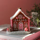 Pink Gingerbread House Christmas Incense Cone Burner