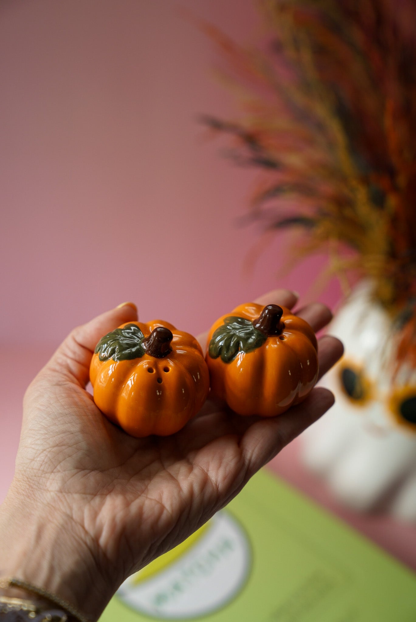 Pumpkin Salt and Pepper Shakers