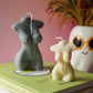 XL Female Torso Candle
