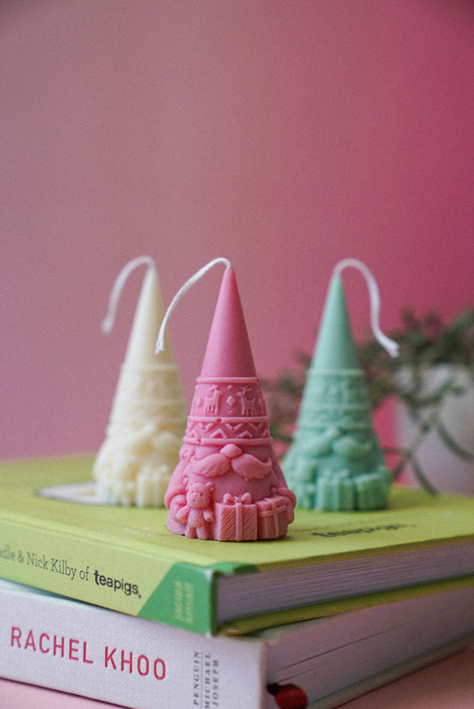 Jolly Santa Candle