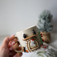 Handmade Christmas Ceramic Coffee / Tea Cup