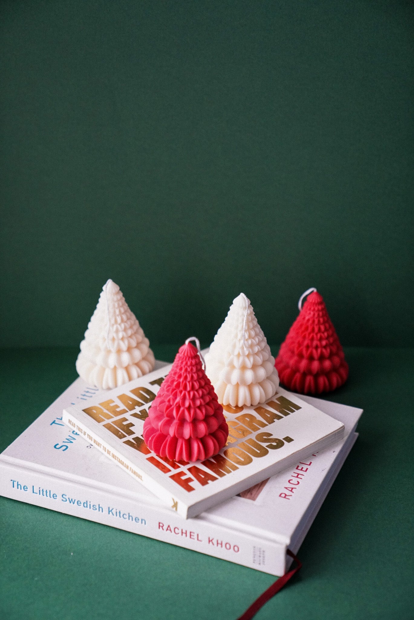 Origami Christmas Tree Candles