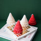 Origami Christmas Tree Candles