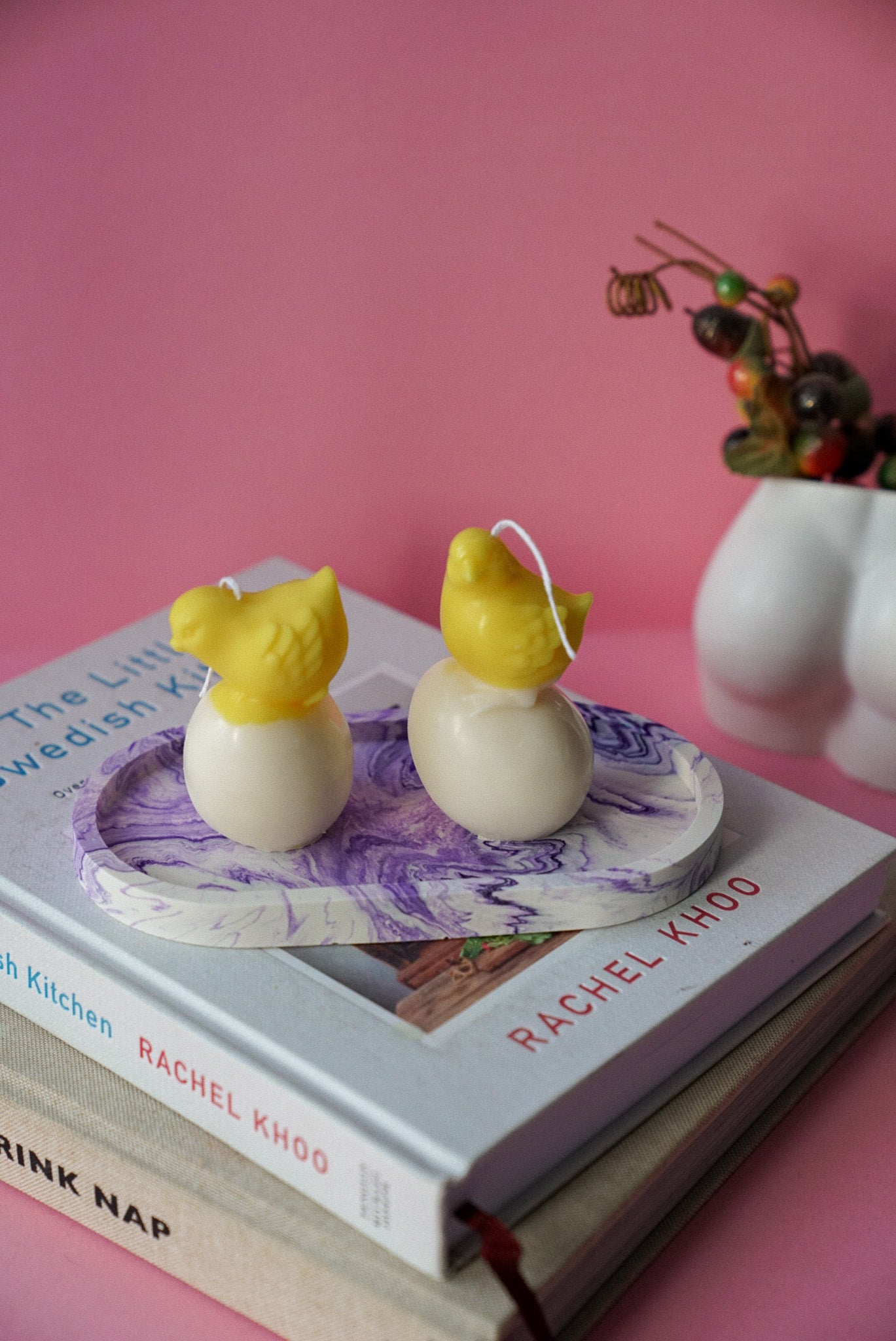 Baby Chick Easter Candle Set