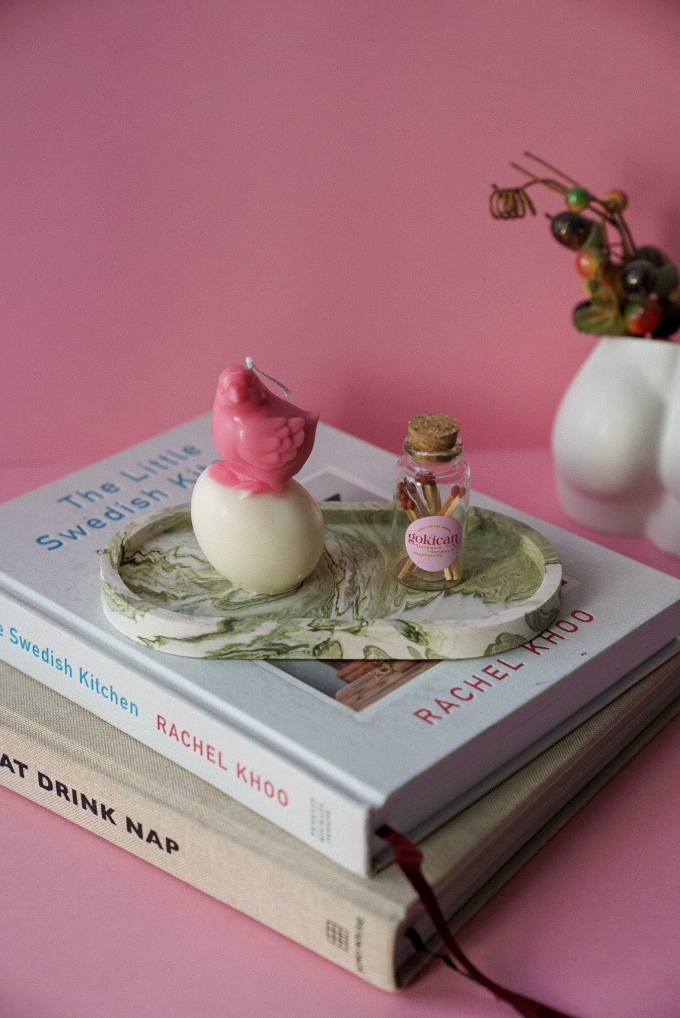 Baby Chick Easter Candle Set