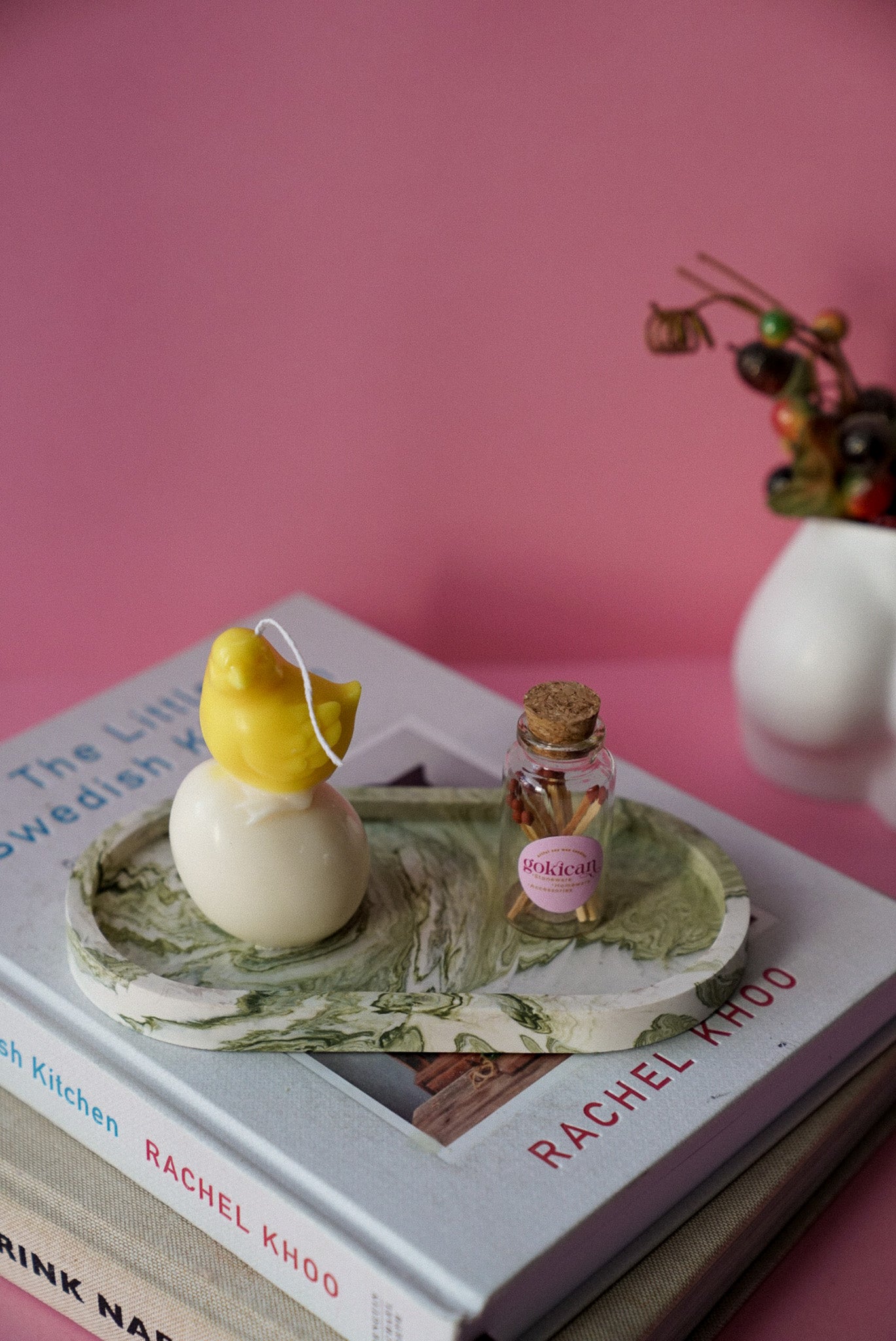 Baby Chick Easter Candle Set