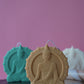 Buddha Soy Wax Candle with pink background