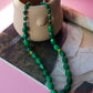 Emerald Green Beaded Necklace