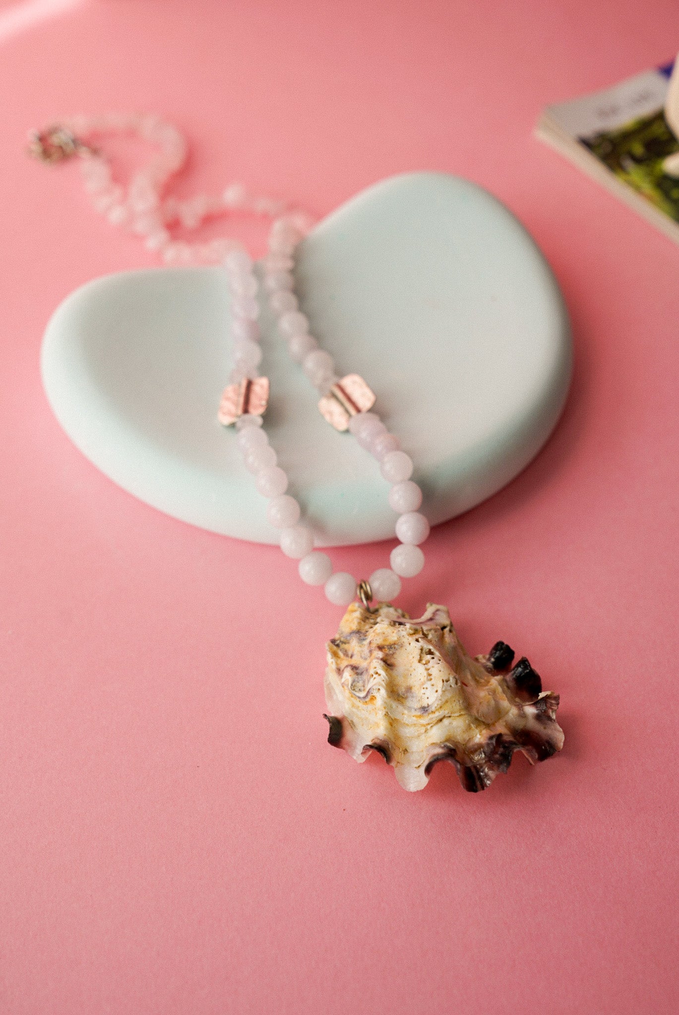 Sculptural Coastal Shell Necklace