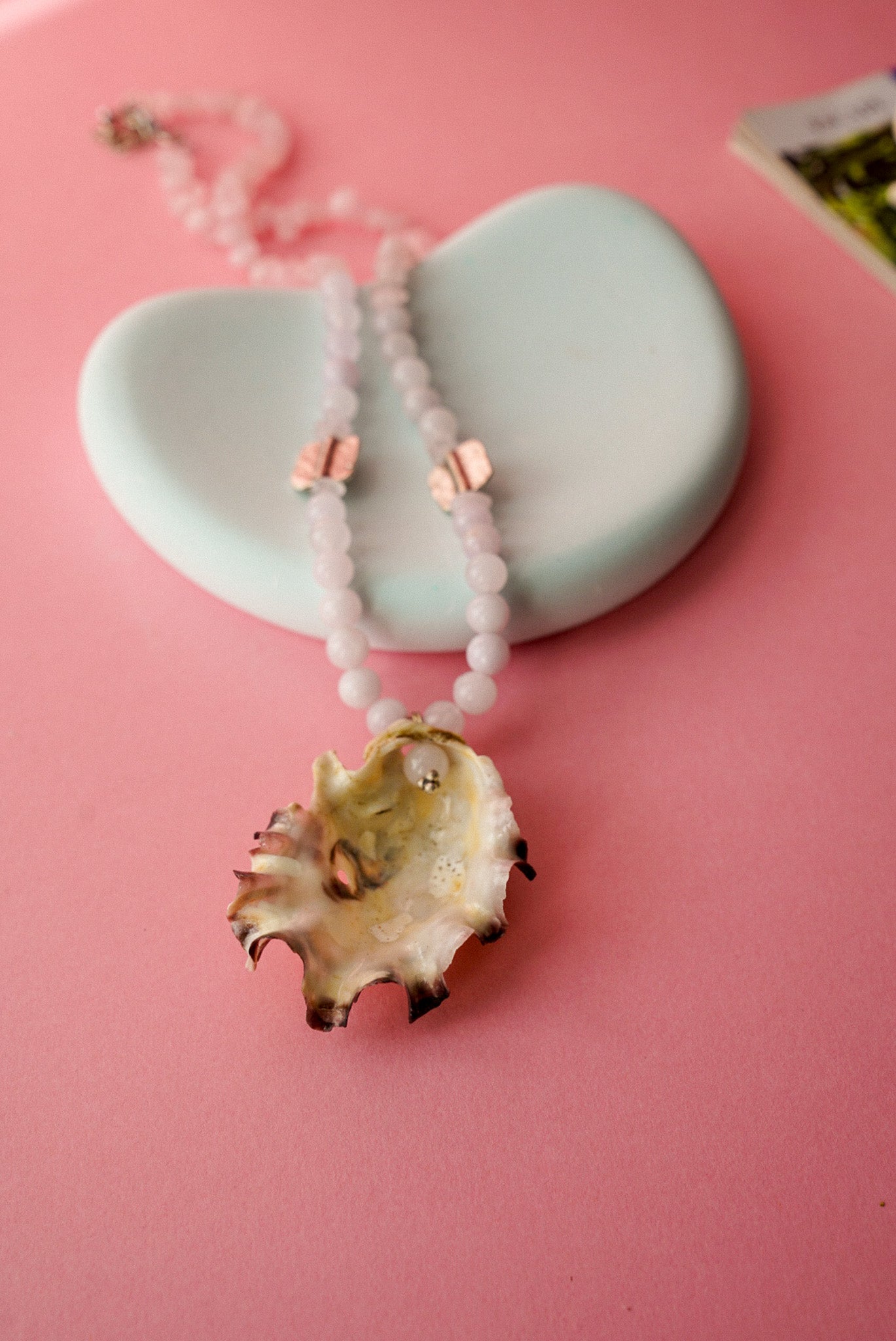 Sculptural Coastal Shell Necklace