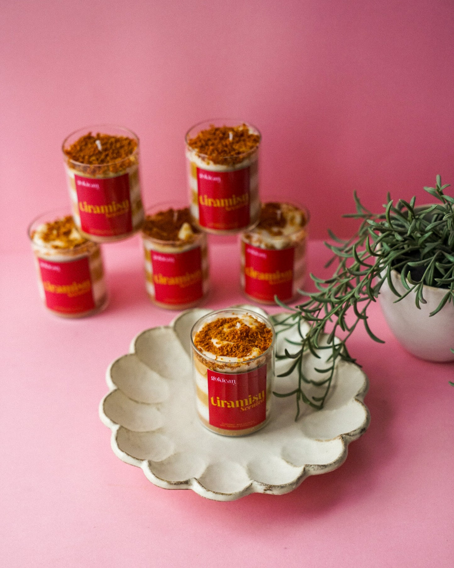 Tiramisu Scented Layered Candle