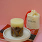 Handmade Winter Botanical Christmas Pillar Candle – Single Wick
