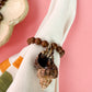 Handmade Sea Shell Napkin Rings with Wooden Beads