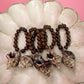 Handmade Sea Shell Napkin Rings with Wooden Beads