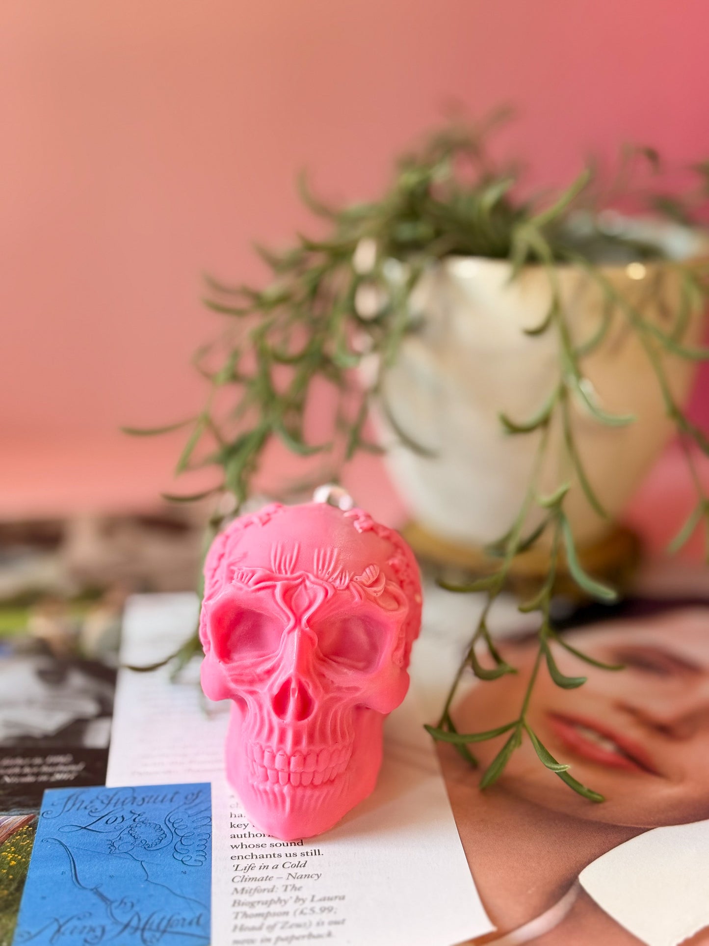 Midnight Haunter Skull Candle