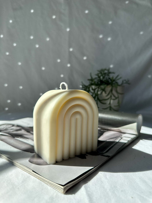 Ivory Arch Rainbow Soy Wax Candle