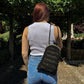 Black Handcrafted Boho Day and Night Bag