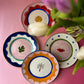 Set of 4 Icon Cake Plates