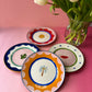 Set of 4 Icon Cake Plates