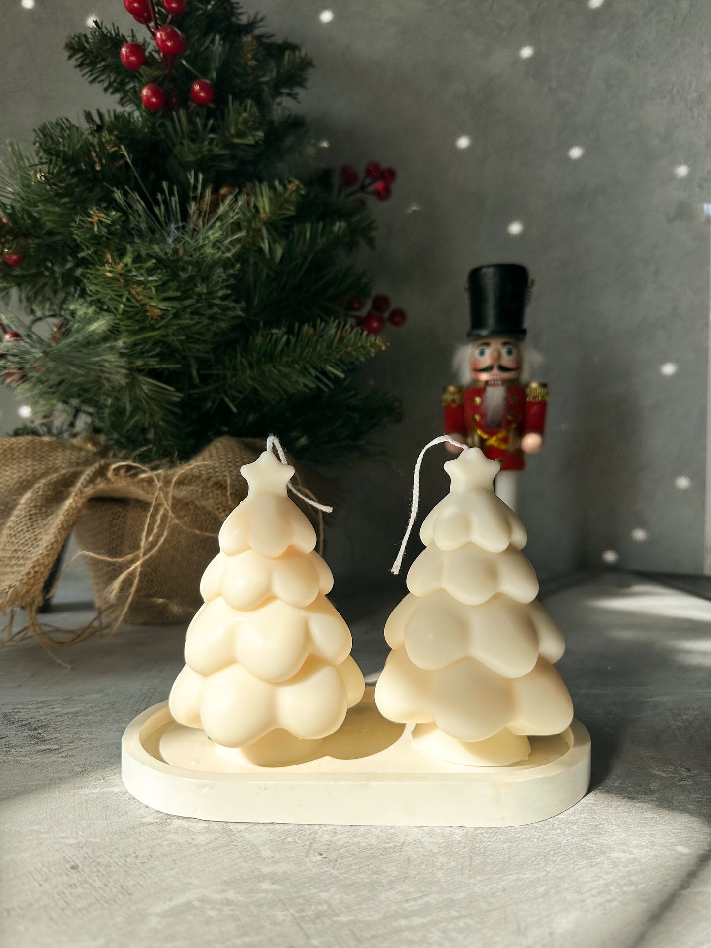 Star Christmas Tree Candles