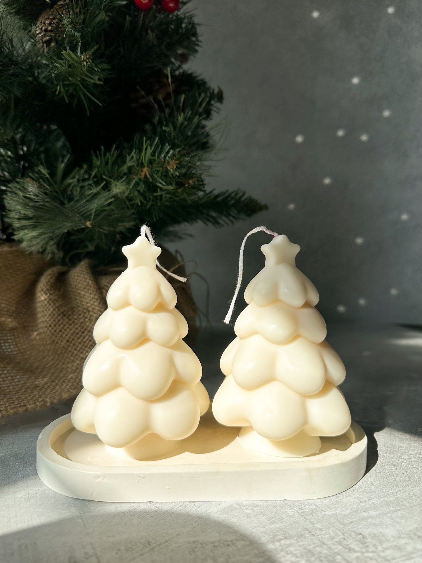 Star Christmas Tree Candles