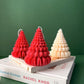 Origami Christmas Tree Candles
