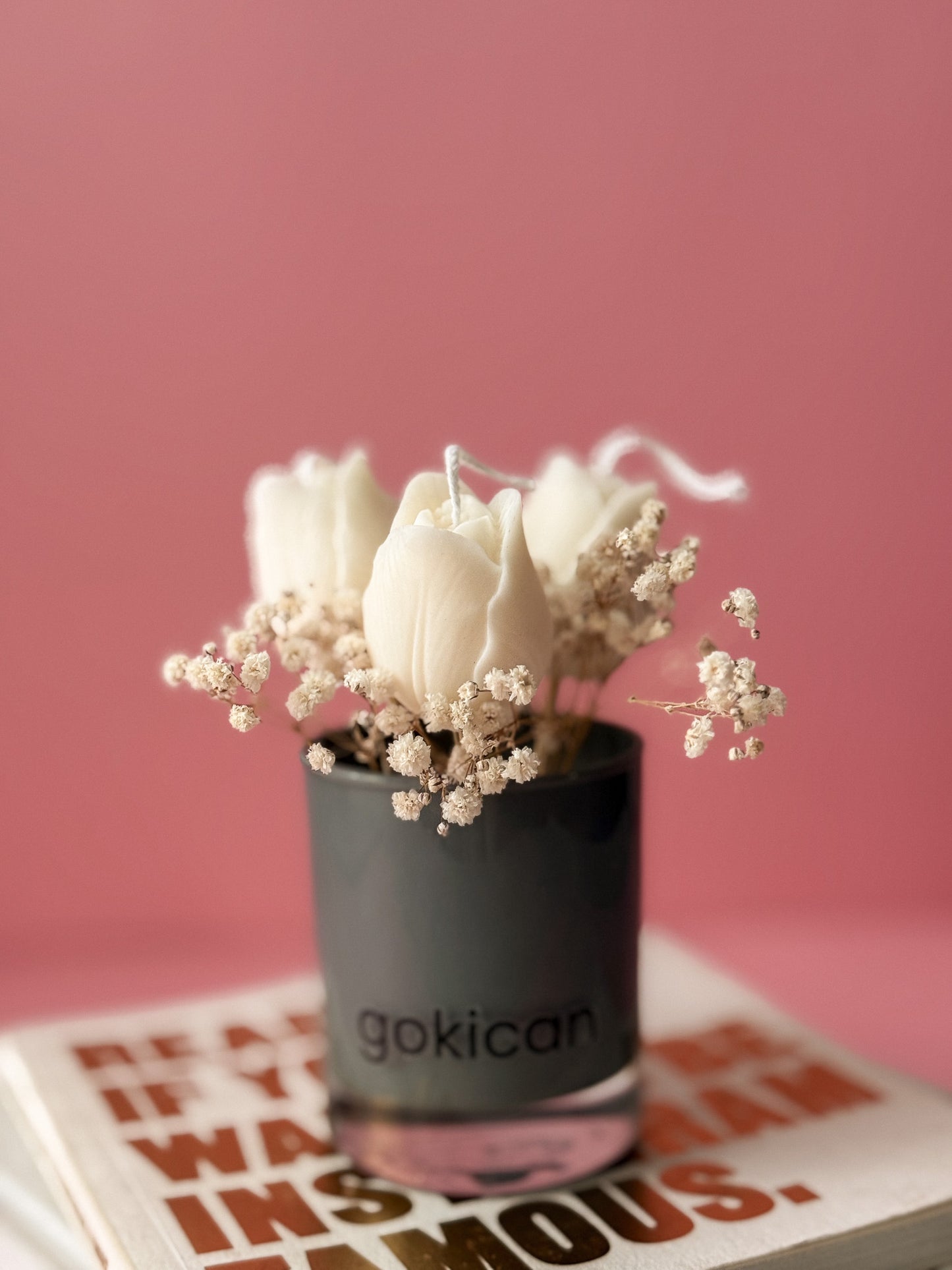 Tulip Garden in Grey