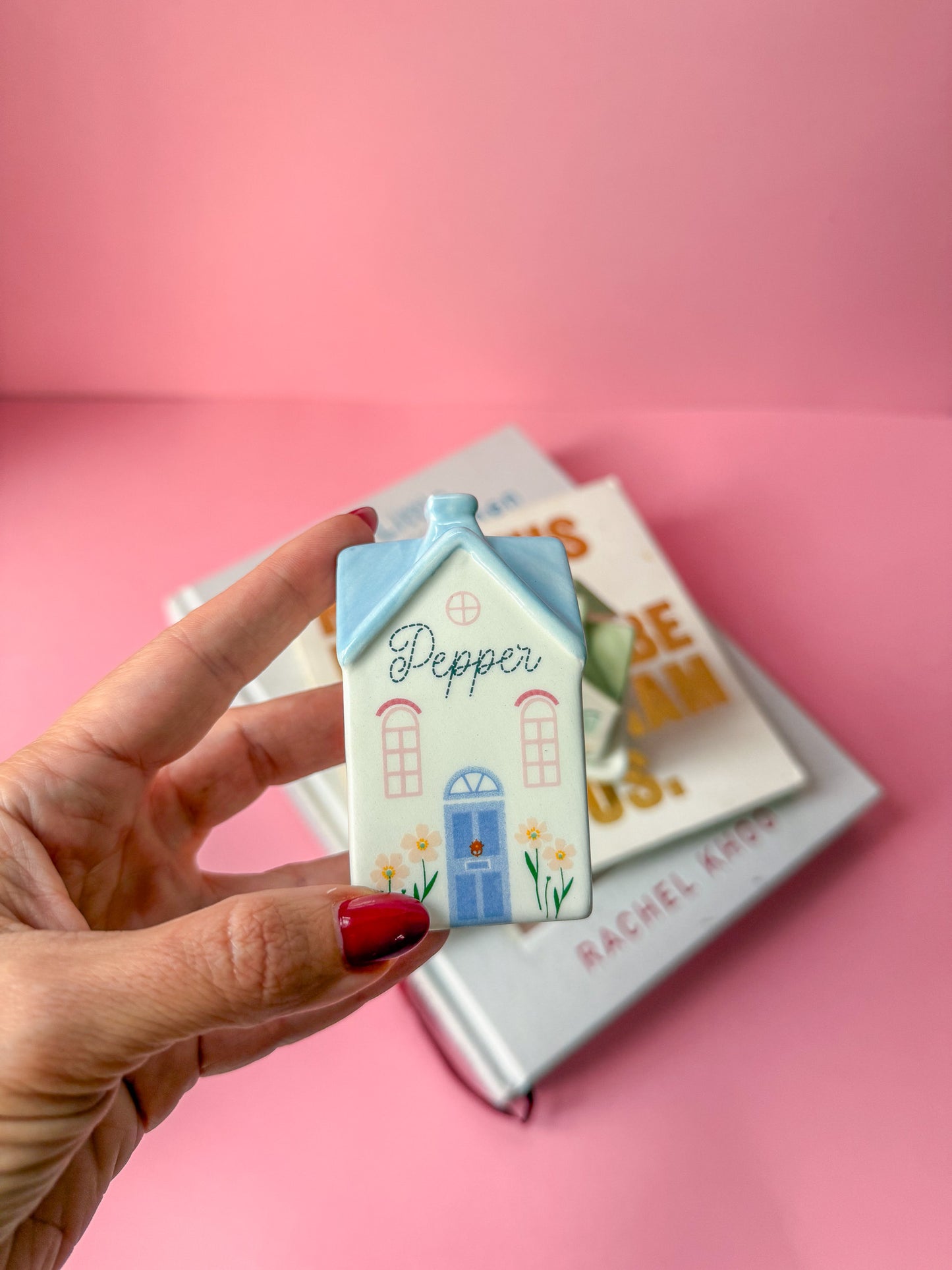 Pastel House Salt and Pepper Shakers