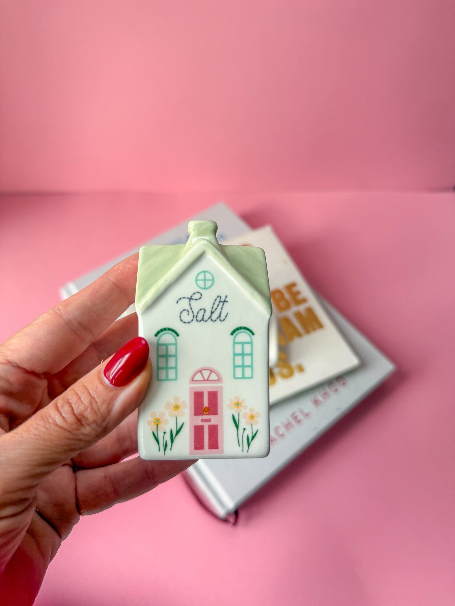 Pastel House Salt and Pepper Shakers