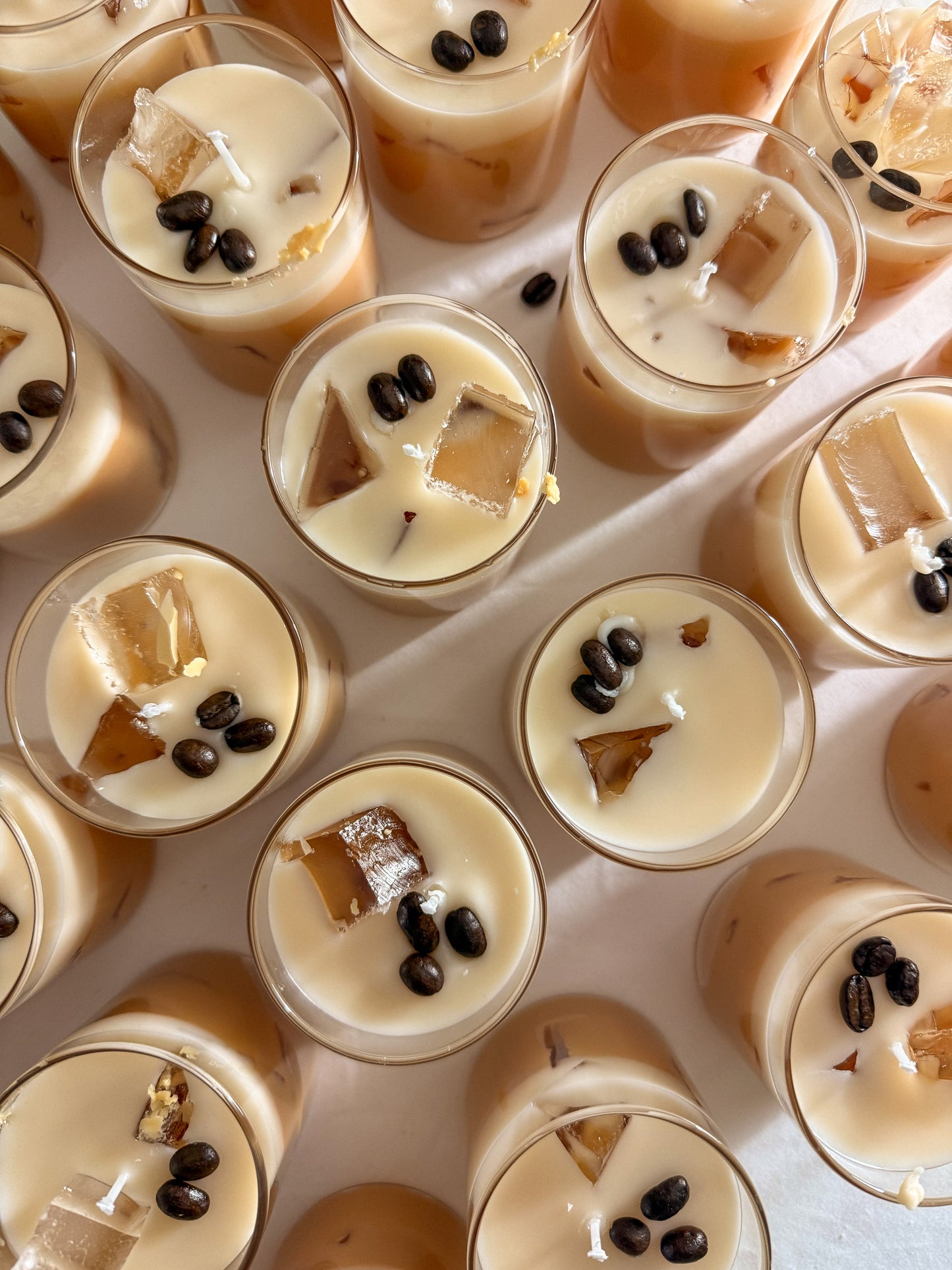 Ice Latte Coffee Scented Coconut Wax Candle