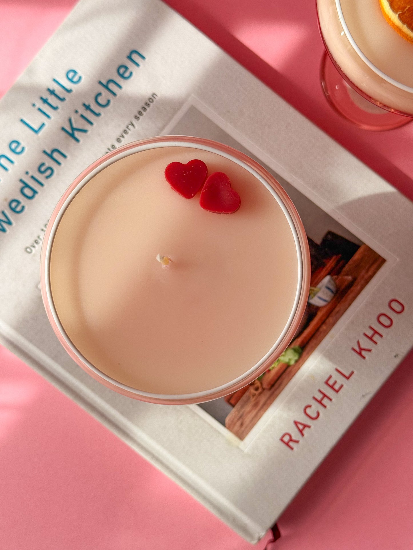 Cocktail Candle Strawberry Vanilla Scent