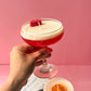 Cocktail Candle Strawberry Vanilla Scent