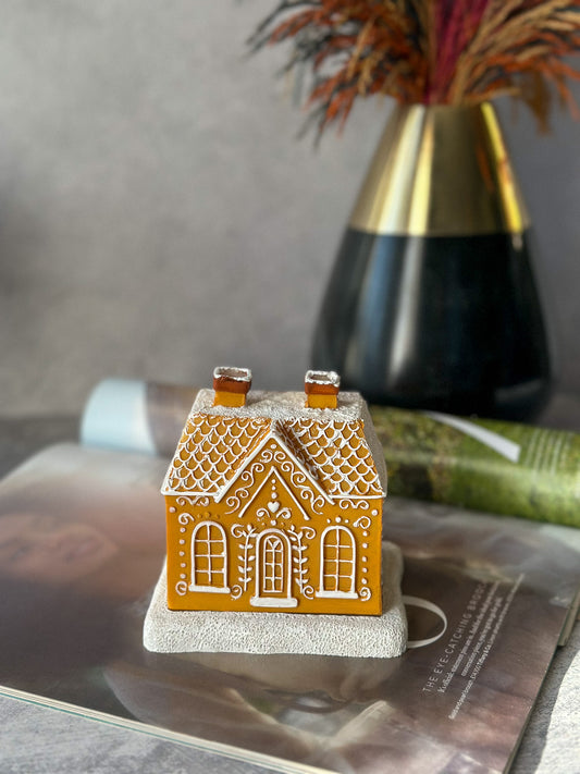 Gingerbread House Incense Cone Burner