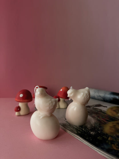 Baby Chick Easter Candle Set