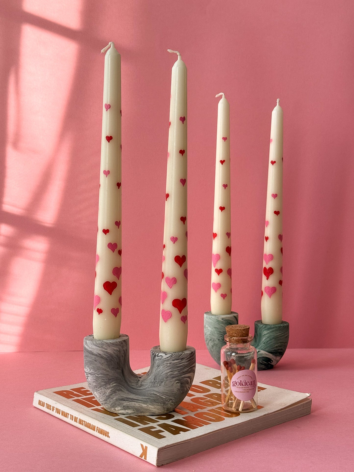 Marble U-Shape Double Holder