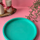 Large Ribbed Decorative Tray