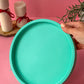 Large Ribbed Decorative Tray