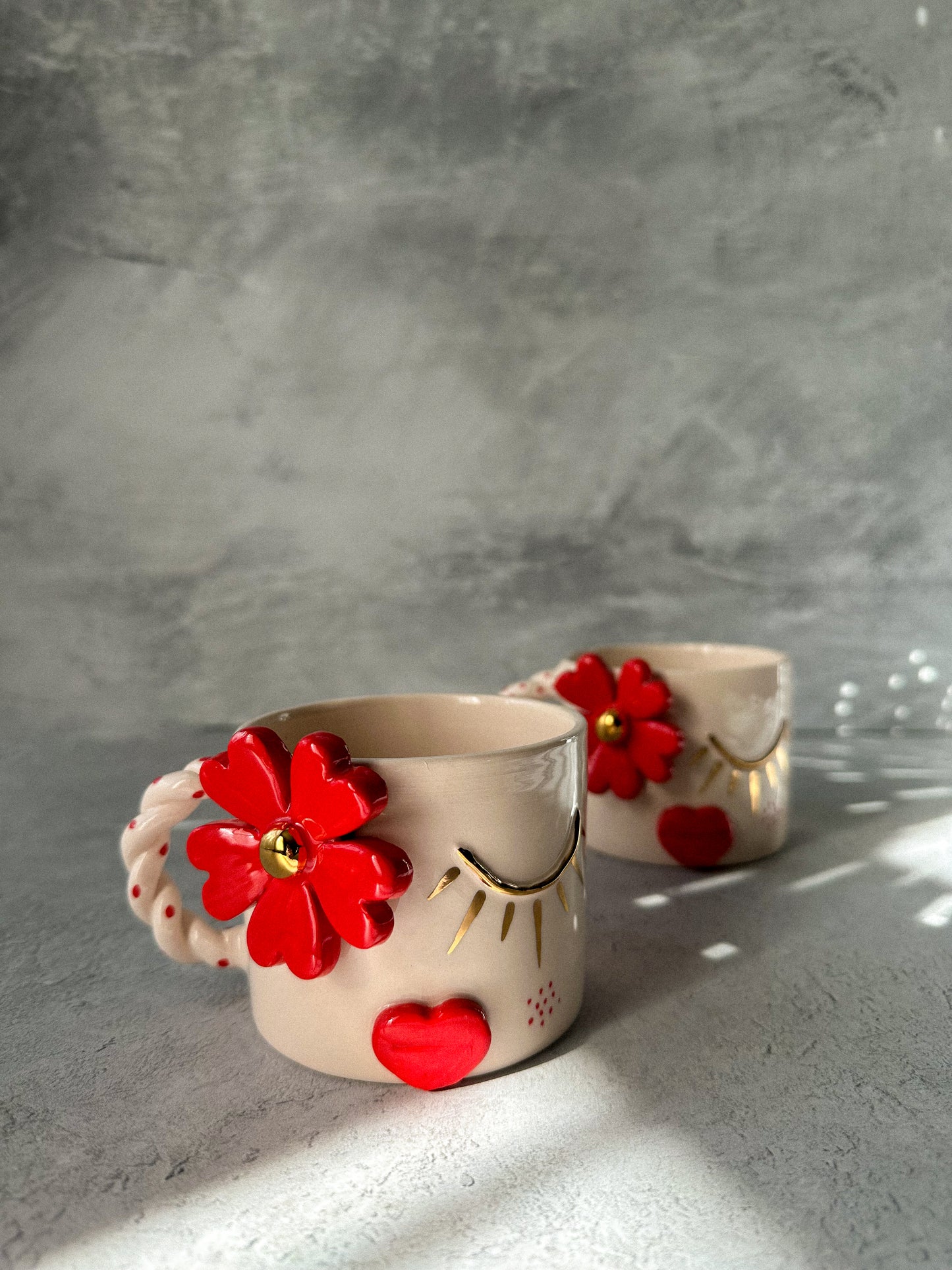 Madam Daisy Ceramic Coffee / Tea Cup