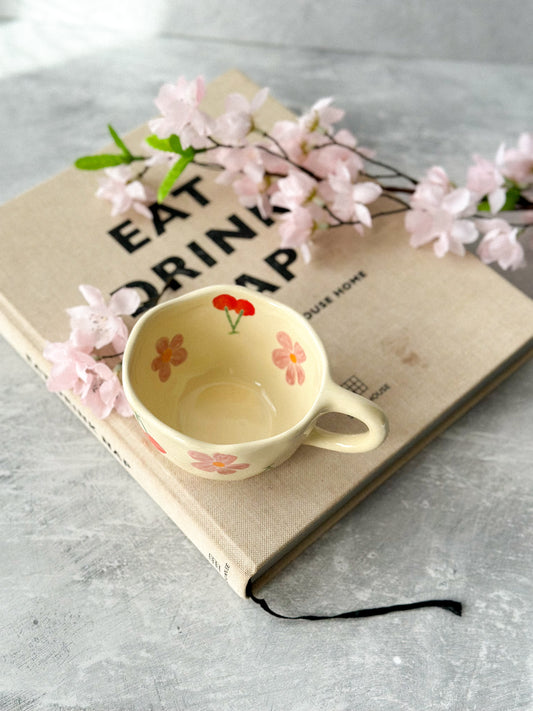 Cherry Ceramic Coffee Cup / Tea  Mug