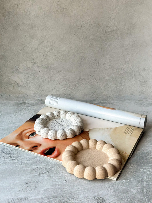 Earthy Bubble Stone texture Jewellery Trays