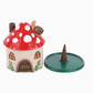 Mushroom House Resin Incense Cone Burner