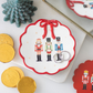 Nutcracker Christmas Trinket Dish with Bow