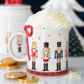 Nutcracker Print Christmas Mug with Bow – 500ml
