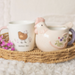 Floral Hen Chicken Shaped Mug