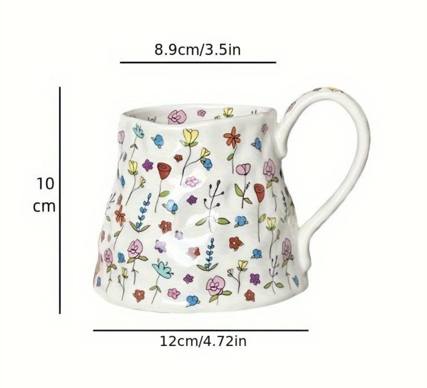 Flower Ceramic Coffee Cup / Tea  Mug