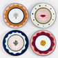 Set of 4 Icon Cake Plates