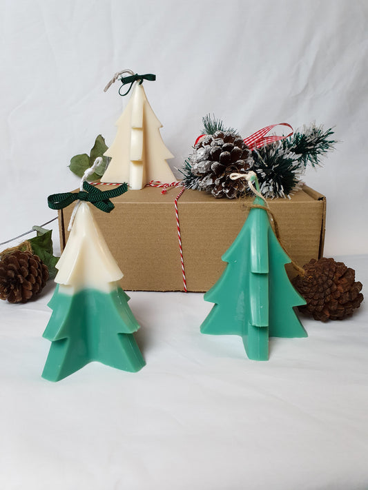 Christmas Tall Tree Shaped Candles