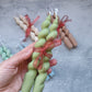 Set of Two Spiral Taper Candles